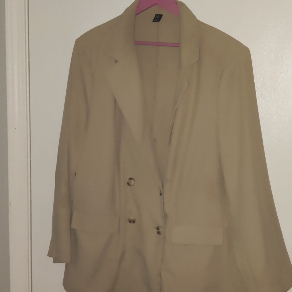 Khaki  blazer size 4 XL